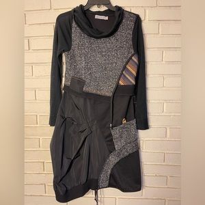 Alexis Matthew Handmade Multi Fabrics‎ Dress Large